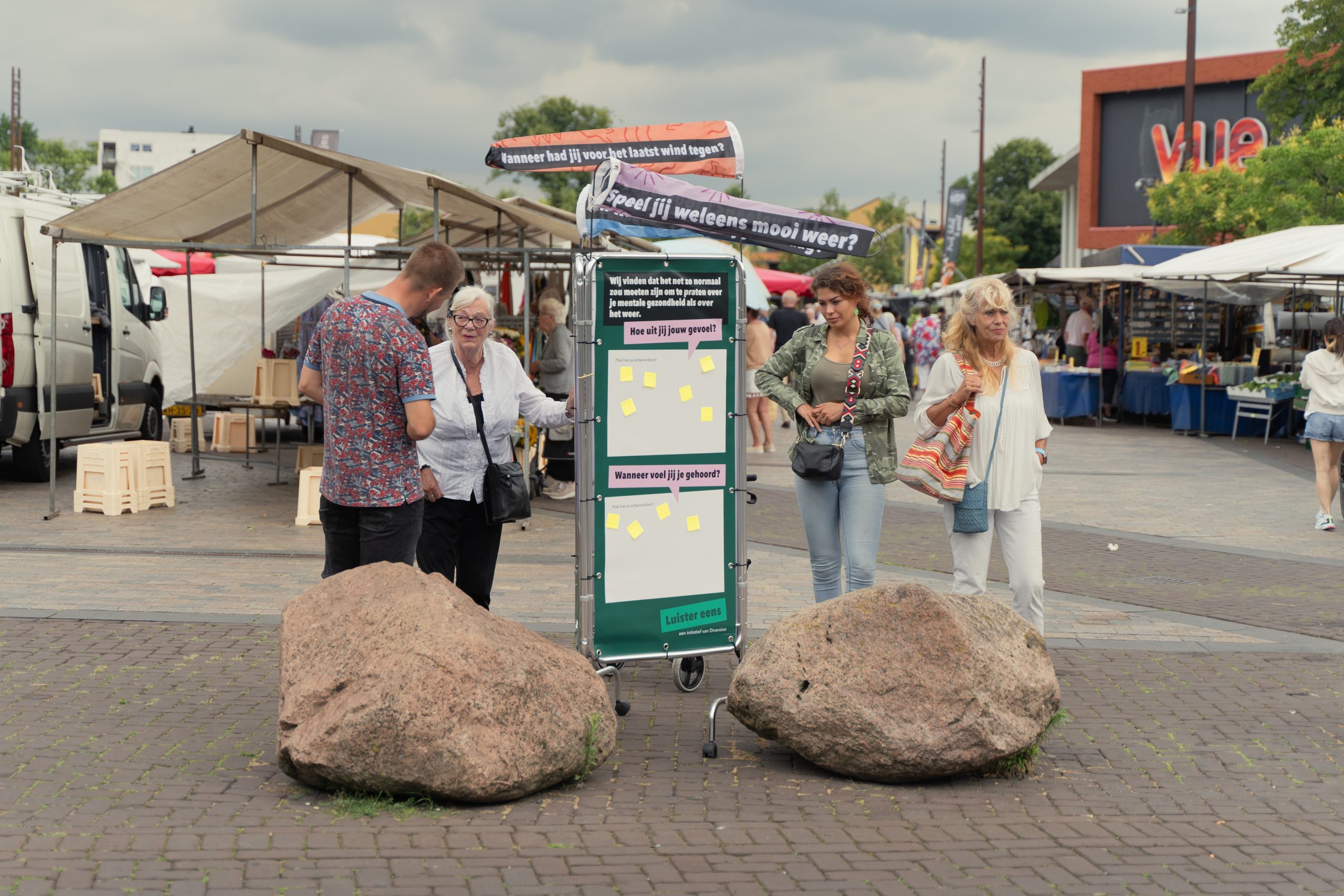 Bij Diversion werken we Luister Eens aan het de-stigmatiseren van mentale problemen